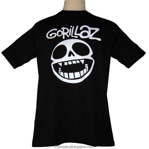 Gorillaz X-Ray Skull Shirt